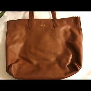 Cuyana Leather Zippered Tote $80